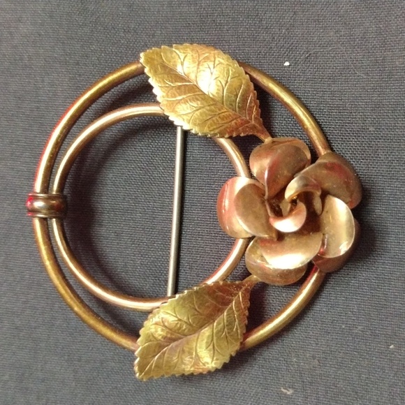 Krementz Rose brooch - Picture 2 of 6